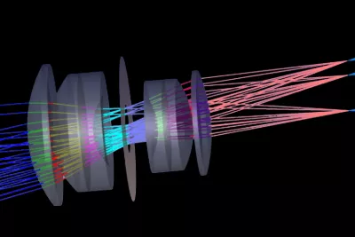 Zemax OpticStudioによるレンズ系のレイアウトと光線追跡